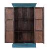 Kast Watergate massief mangohout/gerecycled oud hout - blauw