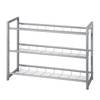 Schoenenrek Kelowna II staal/aluminiumkleurig