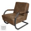 Fauteuil Cisco Aspect cuir vieilli - Cubanite