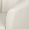 Fauteuil Minga Cuir véritable - Crème
