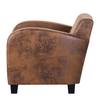 Sessel Tullow Antiklederoptik Braun