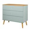 Kommode Dot III Eiche Dekor - Mint