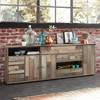 Credenza Tapara Marrone/Grigio