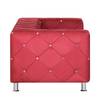 Bank Carlotta (2-zitsbank) microvezel rood