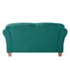 Sofa Cebu (2-Sitzer) Webstoff Petrol