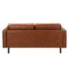 2-Sitzer Sofa FORT DODGE Antiklederlook - Microfaser Yaka: Cognac - Ohne Schlaffunktion