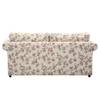 Sofa Rosehearty (3-Sitzer) Webstoff - Creme / Rose