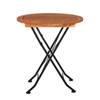 Tafel Schlossgarten vlakstaal/massief eucalyptushout