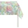 Nappe Springtime III Vert / Rose vif - 95 x 95 cm