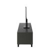 TV-Lowboard Payara Echtholzfurnier - Walnuss / Anthrazit
