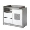 Wickelkommode Eco Sar Grau - Holzwerkstoff - 113 x 99 x 54 cm