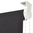 Verdunklungsrollo Blackout Thermo Schwarz - 55 x 150 cm