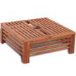 Sonnenschirm Braun - Holzart/Dekor - Massivholz - 62 x 25 x 62 cm
