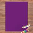 Colour Purple Vinyl-Teppich - Colour Purple - Hochformat 3:4 - 120 x 160 cm
