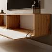 TV-Lowboard Telire Braun - Holzwerkstoff - 140 x 30 x 32 cm