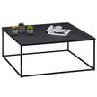 Couchtisch HILAR Schwarz - Metall - 80 x 35 x 80 cm
