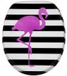 WC-Sitz mit Absenkautomatik Flamingo Pink - Holzwerkstoff - 38 x 6 x 47 cm