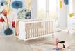 Babybett Lumi Weiß - Holzwerkstoff - 77 x 84 x 145 cm