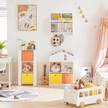 Kinderregal KMB49-W Weiß - Holzwerkstoff - 65 x 91 x 27 cm