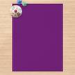 Colour Purple Vinyl-Teppich - Colour Purple - Hochformat 3:4 - 120 x 160 cm
