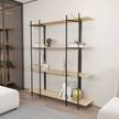 Regal Moss Eiche MOSS Regale, Raumteiler
