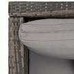 QUEENS Garten Lounge SVITA QUEENS Rattan Lounge Braun - Braun