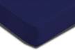 Topper Bettlaken blau 200x200 cm Heavy Topper Spannbettlaken 180x200 cm bis 200x200 cm - Baumwolle Jersey