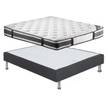 lit + matelas 180x200 anthracite REMIMOS Gris - Textile - 202 x 48 x 182 cm