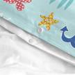 Sea life Set housse couette 100x120 Berceau 100x120 cm - 120 x 100 cm