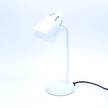 Lampe de bureau en métal blanc Blanc - Métal - 18 x 30 x 7 cm