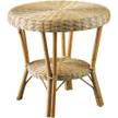 Petit salon crapaud en moelle de rotin Beige - Rotin - 60 x 81 x 60 cm