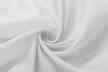 Gardine Ösen Transparent Voile Ösenvorhang Transparent »Uni« Ösen Bleibandabschluß 20332-cn - Weiß - Höhe: 245 cm
