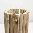 Tischleuchte HAT YAI Braun - Holzwerkstoff - 17 x 30 x 17 cm