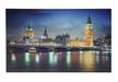 LED-Bild Timer (2er-Set) Holz teilmassiv - 60 x 40 x 1 cm