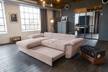 Ecksofa ASOKA Bettsofa mit Stauraum Cord KAWOLA Sofa ASOKA Ecksofa Bettsofa Schlafsofa mit Stauraum Cord rosa Recamiere links - Pink - Ecke davorstehend links