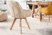 Stuhl LIVORNO greige Samt Stuhl LIVORNO greige Samt - Beige
