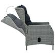 Outdoor Stuhl Hellgrau - 88 x 100 cm