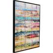 Tableau déco Orizzonte Textile - 80 x 100 x 4 cm