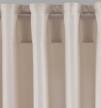 Vorhange Cationic Seidenmatt Landhaus Vorhang Verdeckte Schlaufen Cationic »JENA« 2019037 - Beige - 140 x 225 cm