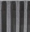 2 Vorhänge Cationic Seidenmatt Landhaus 2er Set Vorhänge Verdeckte Schlaufen Cationic »JENA« 2019037-2 - Grau - 140 x 145 cm