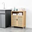 Beistellschrank Eslöv Braun - Bambus - 66 x 81 x 31 cm