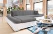 Ecksofa Montana Sale Soft 017 + Lux 05 + Lux 06, Seite: Links - Weiß - Ecke davorstehend links