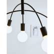 Crux Plafonnier Fer - Noir - 1 ampoule