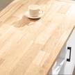 Kücheninsel FKW105-WN Weiß - Holz teilmassiv - 127 x 94 x 51 cm