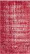 Tapis Ultra Vintage DCXCVII Rouge - Textile - 112 x 1 x 201 cm