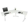 Schreibtisch HWC-D40 Weiß - Weiß