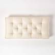 Sitzkissen für Zweisitzer-Sofa Bezug: 100% Baumwolle, Füllung: 100% Polyester - Creme - 100 x 50 x 10 cm - Beige