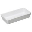 Servier-Set für Snack, 28,5 x 11 cm Weiß - Porzellan - 11 x 6 x 29 cm