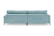 Ecksofa CARA Cord KAWOLA Ecksofa CARA Sofa Recamiere links Cord hellblau - Hellblau - Ecke davorstehend links