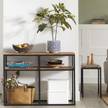 Konsolentisch FSB42-Q Braun - Holzwerkstoff - 107 x 77 x 36 cm